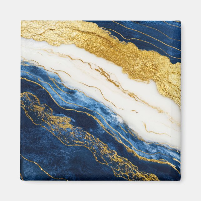 Luxuriskt marmor för marmor vid marmor vid marinen magnet (Framsidan)