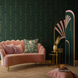 Luxurit Art nouveau Peacock Design Kudde