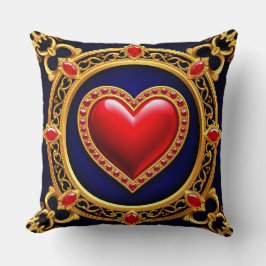 Luxurit Golden Heart Ram Kudde