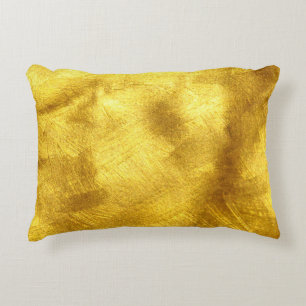 Luxurit Golden Struktur Design Prydnadskudde