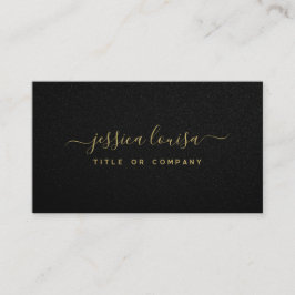 Luxurit Guld & Black Visitkort