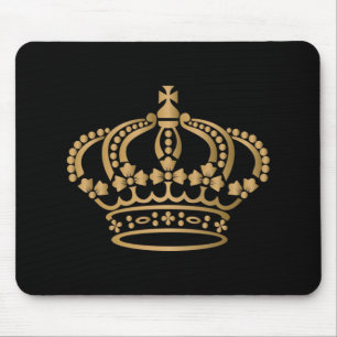 Luxurit Guld Krona Black Musmatta