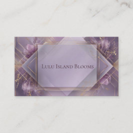 Luxurit Modern Geometric Art Deco Visitkort