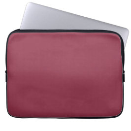 Luxurit Red Solid Färg Plain Laptop Fodral