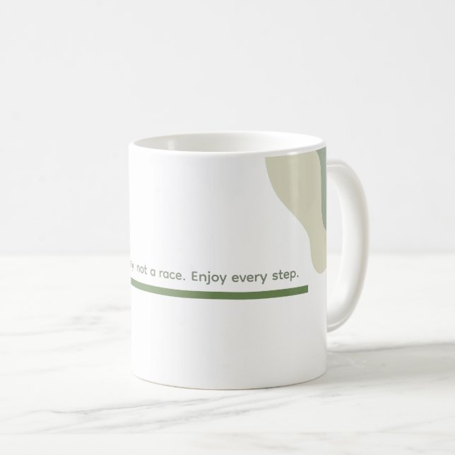 Luxurit Sage Theme Ord Kaffemugg (Framsida höger)