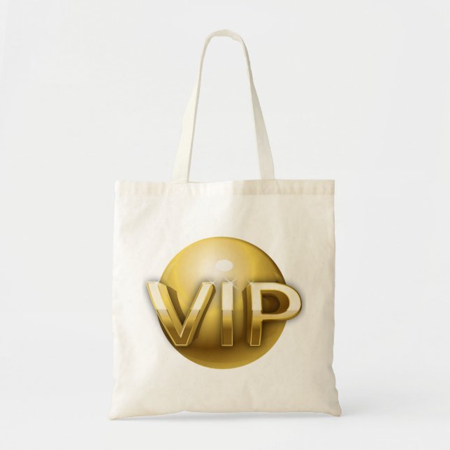 Luxury 3D Gold VIP Emblem Tygkasse (Framsidan)