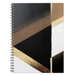 Luxury Abstract Golden Background Anteckningsbok