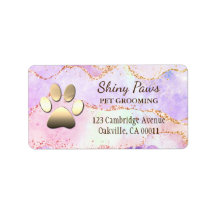 Luxury Agate Glitter Hund Tass Pet Grooming