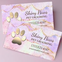 Luxury Agate Glitter Hund Tass Pet Grooming
