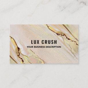 Luxury Alcohol Bläck Hair Skin Beauty Visitkort