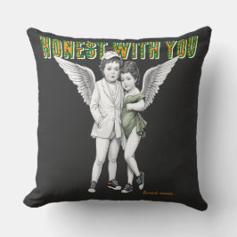 Luxury Angel Couple Art Collection Throw Pillow Kudde