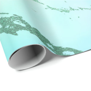 Luxury Aqua Mint Blue Rosa Lila Marble Presentpapper