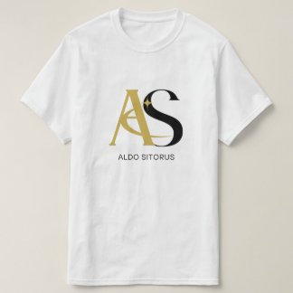 Luxury AS Monogram Logo - Elegant Aldo Sitorus Min T Shirt