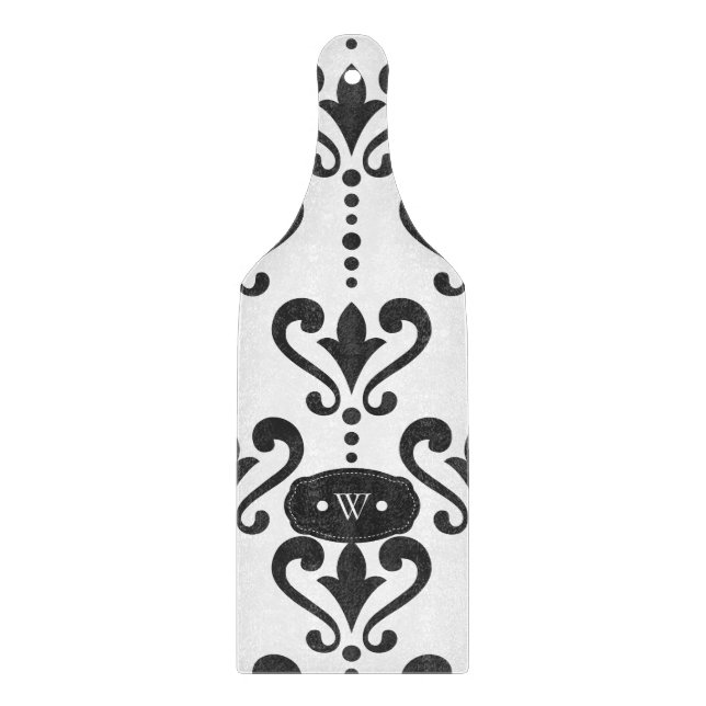 Luxury Black and White Damask (Framsidan)