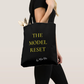Luxury Black & Gold Parisian Chic Tote Bag - The M Tygkasse