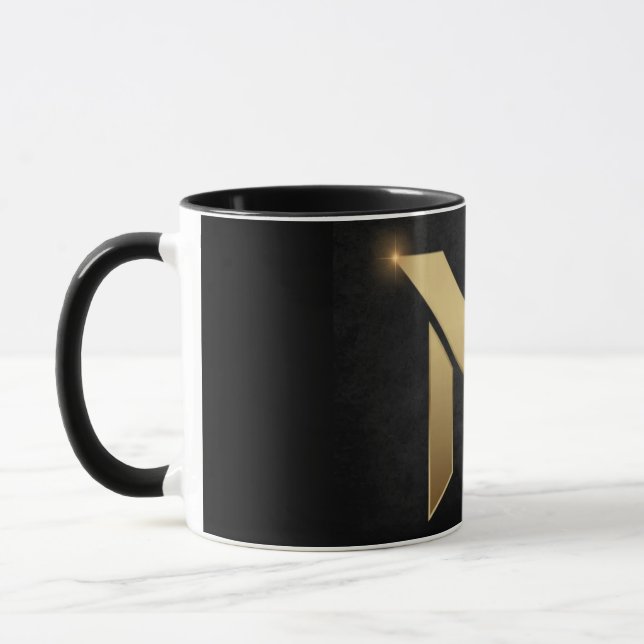 Luxury Black Mugg Alphabetical (Vänster)