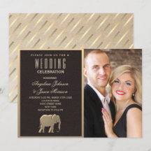 Luxury Black och Guld Photo