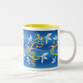 Luxury blommigt mugg