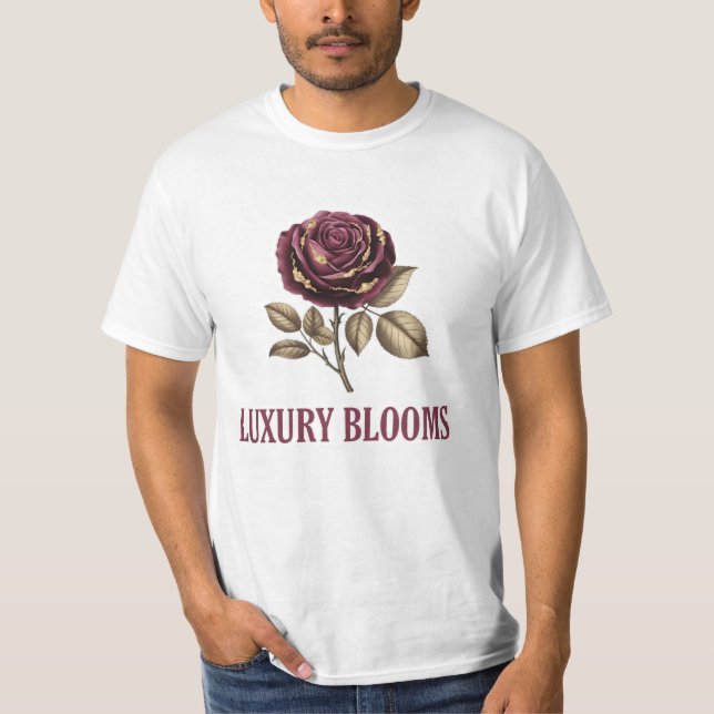 Luxury Blooms T Shirt (Framsida)
