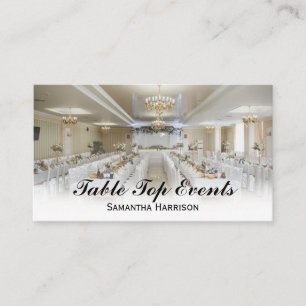 Luxury Bröllop Händelse Catering Banquet Visitkort