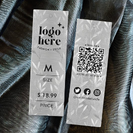 Luxury Brushed Metall Silver Lämnar Prisa hängda M