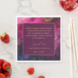 Luxury Celestial Elegance Marble Symphony Pappersservett