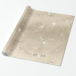 Luxury Champagne Background Beige Glitter Presentpapper