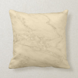 Luxury Champagne Guld Glitter Marble Cotton Kudde