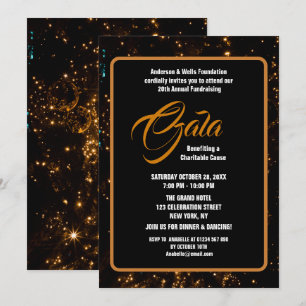 Luxury Charity Boll Gala Formal Fundraiser-händels Inbjudningar