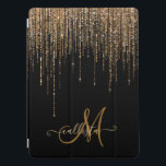 Luxury Chic Black Guld Sparkly Glitter Fringe iPad Pro Skydd<br><div class="desc">Detta glamorösa och lyxaktiga tryck är perfektens utformning för snyggt och trendig kvinna. Den har en faux glatt guld glitter-förgrening med faux glitter typografi ovanpå en enkel svart bakgrund. Det är en elegant, chic, trendig och en modern formgivning med en Hollywoodvibe! ***VIKTIG DESIGN-ANMÄRKNING: Om du vill ha en begäran från...</div>