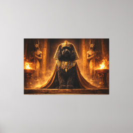 Luxury Cockapoo Wall Art – Egyptian Pharaoh Bold Canvastryck