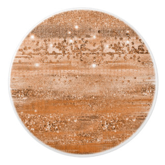 Luxury Copper Glitter Push Strokes Knopp