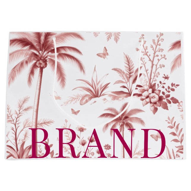 Luxury Custom Logo Paper Gift Bag | Minimal Boutiq (Framsidan)