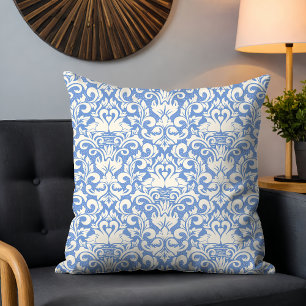 Luxury Damask Romantic Svan Kärlek Kudde