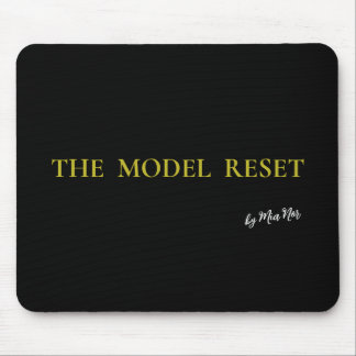 Luxury Deep Burgundy & Gold Parisian Chic Mousepad Musmatta