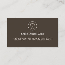 Luxury Dental Appointment Card | Clinic Reminder Tidsbeställning Kort