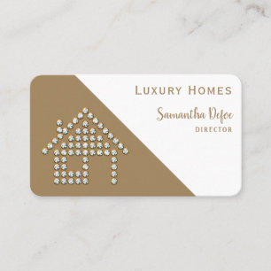 Luxury Diamond Home Professionell Real Gods Visitkort