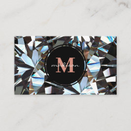 Luxury Diamond Jewel Gem Design Visitkort