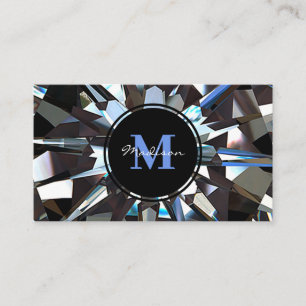 Luxury Diamond Jewel Gem Design Visitkort