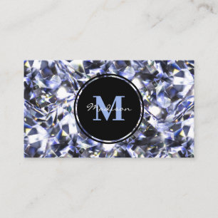 Luxury Diamond Jewel Gem Design Visitkort