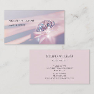 Luxury Diamonds Rosa Glam Visitkort