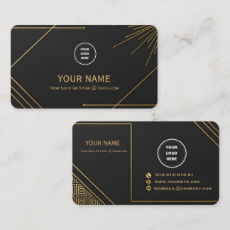Luxury Editable Business Card Template Visitkort