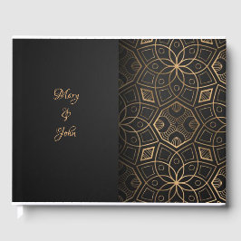 Luxury elegant bröllop gästböcker