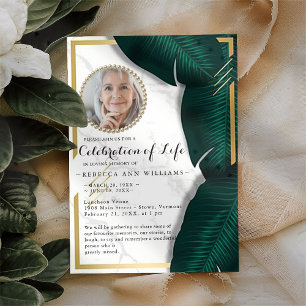 Luxury Elegant Photo Firande of Life Inbjudningar