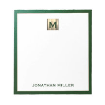 Luxury Emerald Guld Monogram