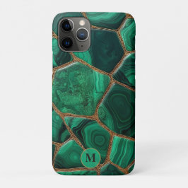 Luxury Emerald Malachite Green Marble Abstract