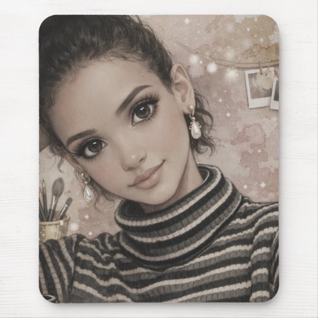 Luxury Fashion Doll– Porcelain Style Ilustration Musmatta (Framsidan)