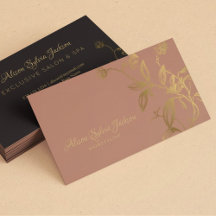 Luxury faux guld foil damsty ro skönhetssalong
