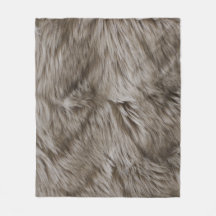 Luxury Faux Päls Print Beige Tan Mink Animal Hair