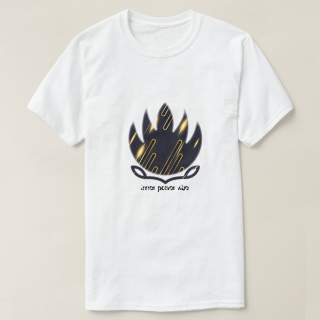 Luxury Flame Graphic T-Shirt (Design framsida)